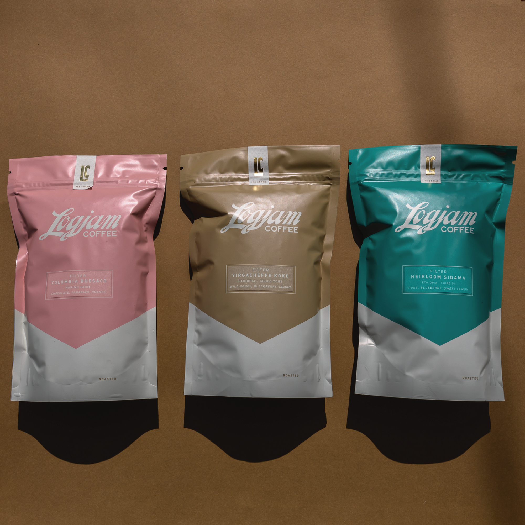 Logjam "Single Origin Filter" monthly subscription is a box full of the most amazing single-origins. We will continue to rotate our coffees as much as possible as we discover new and exciting beans. When ordering larger monthly quantities please note that there may be duplicate bags included, depending on what coffees we have available. 